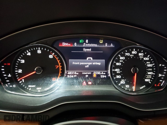 2021 Audi Q5 Premium z VIN WA1AAAFY4M2049968, wystawiony jako Copart lot #57229695 z przebiegiem 48 316 mil mil oraz Szkoda całkowita • Salvage title. Historia ofert i sprzedaży dostępna na DreamBid. Obrazek 9.