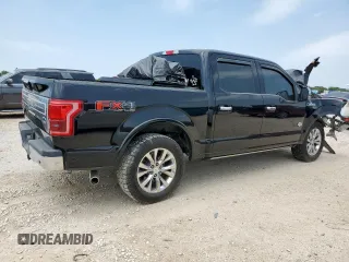 2017 Ford F-150 XL with VIN 1FTEW1EF1HFC13166, listed as a Copart auction lot 57793155 with Not provided miles and Non repairable. Bid and sale history available at DreamBid. Image 3.