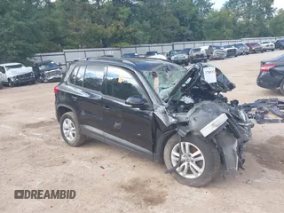 2017 Volkswagen Tiguan S with VIN WVGAV7AX2HK000412, listed as a IAAI auction lot 37802974 with Not Provided miles and . Bid and sale history available at DreamBid. Image 1.