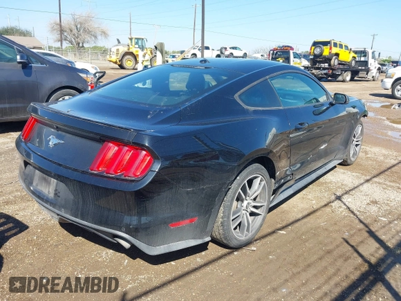 2017 Ford Mustang EcoBoost with VIN 1FA6P8TH5H5316763, listed as a IAAI auction lot 41651751 with 110,609 mi miles. Bid and sale history available at carsss.com. Image 4.