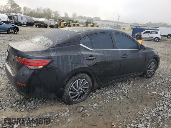 2024 Nissan Sentra S with VIN 3N1AB8BV9RY357592, listed as a Copart auction lot 50404855 with 35,668 mi miles and Salvage Title. Bid and sale history available at carsss.com. Image 3.