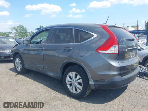 2013 Honda CR-V EX-L with VIN 2HKRM4H75DH610974, listed as a IAAI auction lot 42524910 with 42,887 mi miles and . Bid and sale history available at DreamBid. Image 3.
