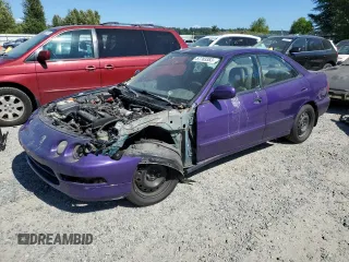 1996 Acura Integra LS with VIN JH4DB7653TS005093, listed as a Copart auction lot 57783383 with 217,250 mi miles and Salvage title. Bid and sale history available at DreamBid. Image 1.