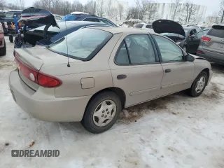 2005 Chevrolet Cavalier with VIN 1G1JC52F357103043, listed as a Copart auction lot 46670255 with 77,436 mi miles and Salvage Title. Bid and sale history available at DreamBid. Image 3.
