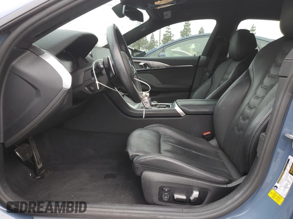 2022 BMW 8 Series 840i with VIN WBAGV2C09NCH74342, listed as a Copart auction lot 55162895 with 12,745 mi miles and Salvage Title. Bid and sale history available at DreamBid. Image 7.