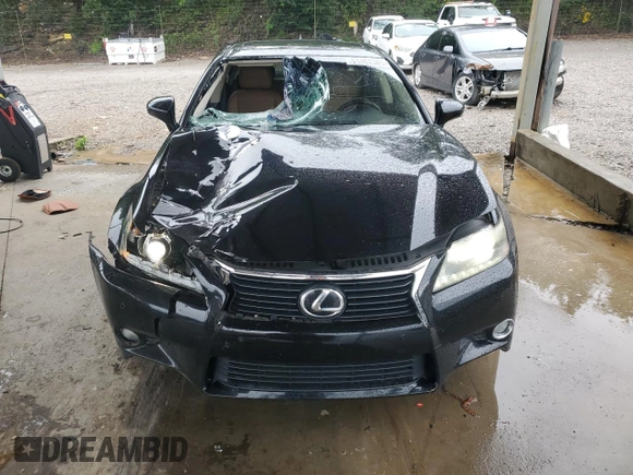 2013 Lexus GS 350 with VIN JTHBE1BL0D5001566, listed as a Copart auction lot 61462385 with 207,984 mi miles and Salvage title. Bid and sale history available at DreamBid. Image 5.
