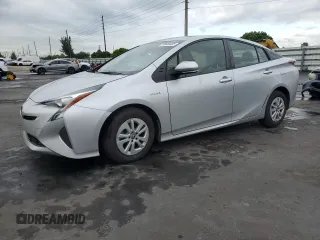 2017 Toyota Prius Two z VIN JTDKBRFU8H3548291, wystawiony jako Copart lot #56665405 z przebiegiem 80 619 mil mil oraz Nie do naprawy • Non repairable. Historia ofert i sprzedaży dostępna na DreamBid. Obrazek 1.