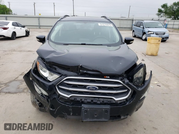 2019 Ford EcoSport SE z VIN MAJ3S2GE5KC263273, wystawiony jako Copart lot #51275975 z przebiegiem 125 131 mil mil oraz Szkoda całkowita • Salvage title. Historia ofert i sprzedaży dostępna na DreamBid. Obrazek 5.