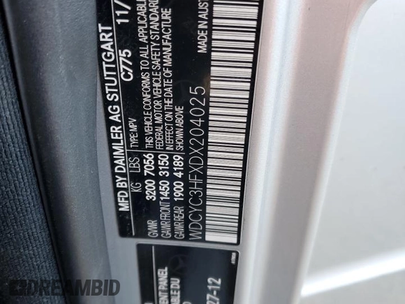 2013 Mercedes-Benz G 550 z VIN WDCYC3HFXDX204025, wystawiony jako Copart lot #82805184 z przebiegiem 131 839 mil mil oraz Szkoda całkowita • Salvage title. Historia ofert i sprzedaży dostępna na DreamBid. Obrazek 13.
