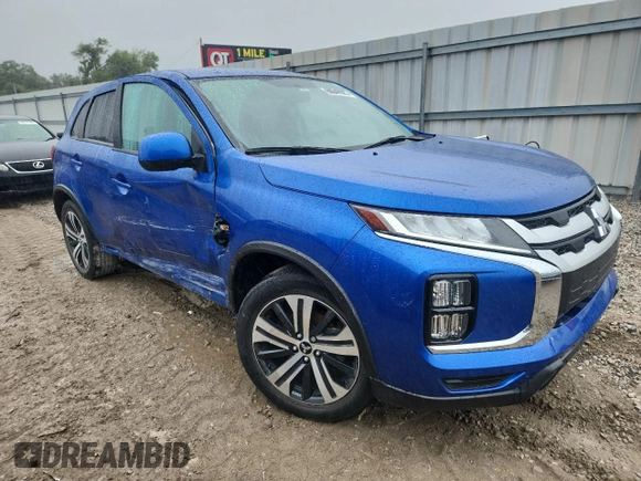 2020 Mitsubishi Outlander ES with VIN JA4AR3AU0LU010368, listed as a Copart auction lot 60640025 with 43,553 mi miles and Salvage title. Bid and sale history available at DreamBid. Image 4.