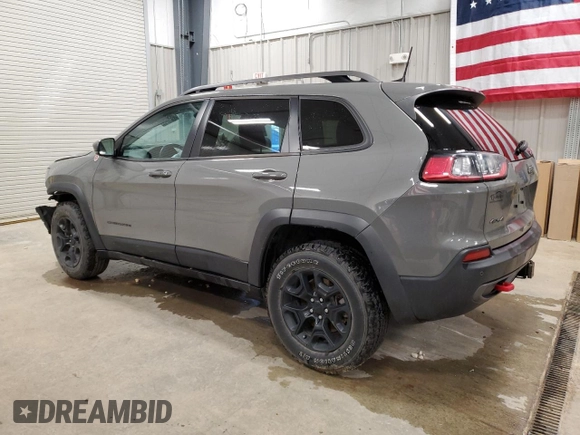 2019 Jeep Cherokee Trailhawk с VIN 1C4PJMBX7KD426213, выставлен на аукционе Copart как лот 54957065 с пробегом 46 066 миль миль и Списание • Salvage title. История ставок и продаж доступна на DreamBid. Изображение 2.