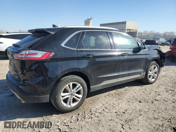 2019 Ford Edge SEL with VIN 2FMPK4J97KBC34419, listed as a Copart auction lot 47977035 with 82,609 mi miles and Salvage Title. Bid and sale history available at carsss.com. Image 3.