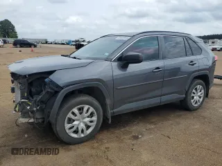 2019 Toyota RAV4 LE with VIN JTMH1RFV5KD027262, listed as a Copart auction lot 53493345 with 122,617 mi miles and Salvage title. Bid and sale history available at DreamBid. Image 1.