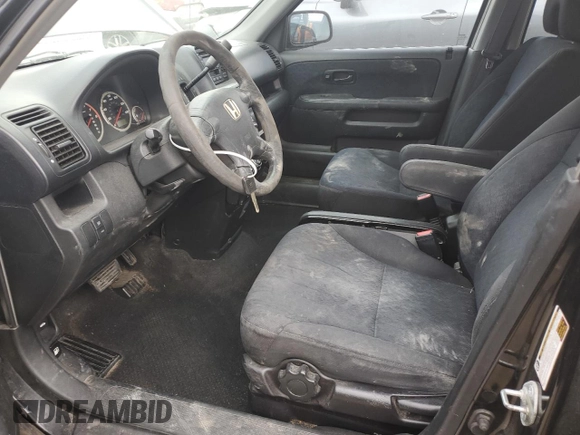 2005 Honda CR-V LX with VIN SHSRD68575U300649, listed as a Copart auction lot 48797705 with 258,830 mi miles and Salvage Title. Bid and sale history available at DreamBid. Image 7.