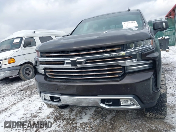 2019 Chevrolet Silverado 1500 High Country with VIN 1GCUYHEL1KZ204249, listed as a IAAI auction lot 41718868 with 36,237 mi miles. Bid and sale history available at carsss.com. Image 13.