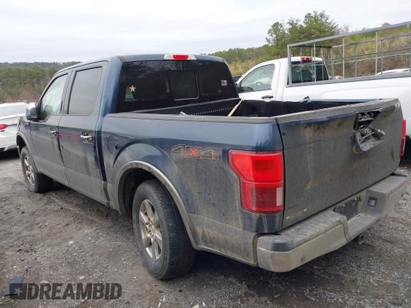 2019 Ford F-150 XL with VIN 1FTEW1E51KFC78923, listed as a IAAI auction lot 41528607 with 111,712 mi miles. Bid and sale history available at carsss.com. Image 3.