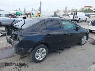 2014 Honda Civic Sedan LX with VIN 19XFB2F57EE253852, listed as a IAAI auction lot 42115504 with 83,599 mi miles. Bid and sale history available at carsss.com. Image 4.