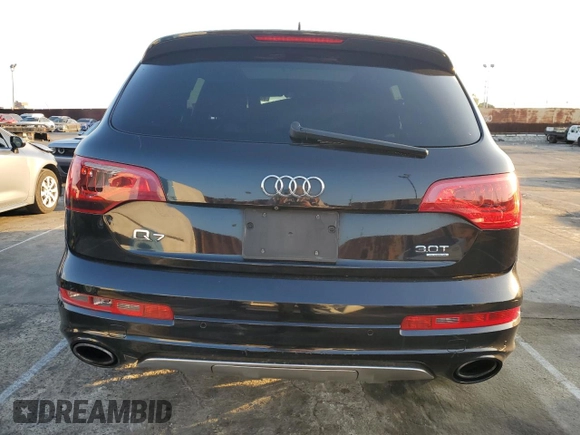 2015 Audi Q7 3.0T S line Prestige with VIN WA1DGBFE9FD005673, listed as a Copart auction lot 43054265 with 143,210 mi miles and Salvage Title. Bid and sale history available at carsss.com. Image 6.