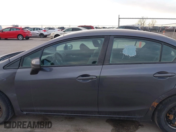 2015 Honda Civic Sedan LX with VIN 19XFB2F59FE258410, listed as a IAAI auction lot 41846497 with 204,917 mi miles. Bid and sale history available at carsss.com. Image 14.