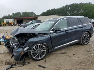 2021 Lincoln Aviator Reserve with VIN 5LM5J7XC5MGL17046, listed as a Copart auction lot 63026415 with 70,533 mi miles and Salvage title. Bid and sale history available at DreamBid. Image 1.