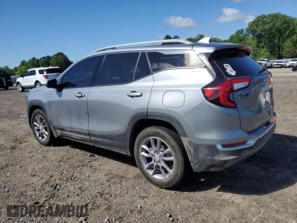 2023 GMC Terrain SLT with VIN 3GKALPEG4PL271042, listed as a Copart auction lot 53159875 with 25,528 mi miles and Salvage title. Bid and sale history available at DreamBid. Image 2.