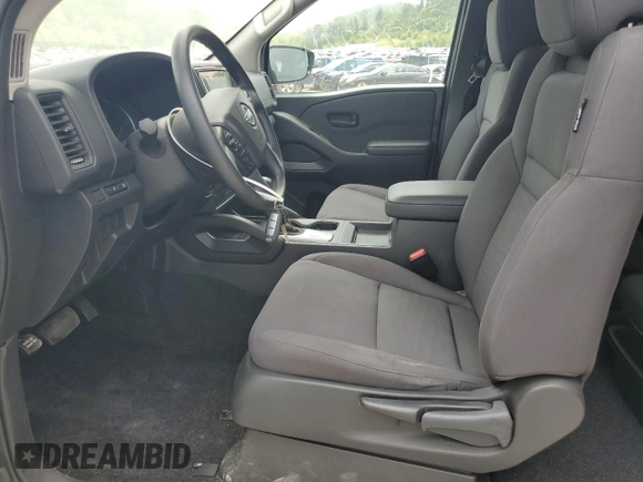 2024 Nissan Frontier S z VIN 1N6ED1CL0RN656752, wystawiony jako Copart lot #58395375 z przebiegiem 22 937 mil mil oraz Szkoda całkowita • Salvage title. Historia ofert i sprzedaży dostępna na DreamBid. Obrazek 7.