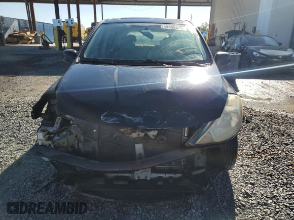 2007 Nissan Versa 1.8 S with VIN 3N1BC13E27L360139, listed as a Copart auction lot 49648825 with 266,208 mi miles and Salvage Title. Bid and sale history available at carsss.com. Image 5.