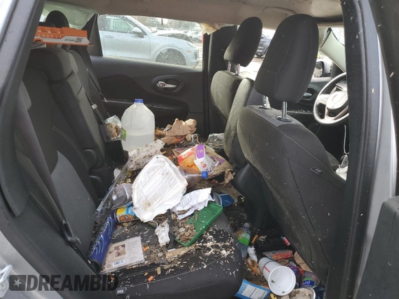 2016 Jeep Cherokee Sport with VIN 1C4PJLAB0GW189379, listed as a Copart auction lot 52239555 with 142,699 mi miles and Salvage title. Bid and sale history available at DreamBid. Image 10.