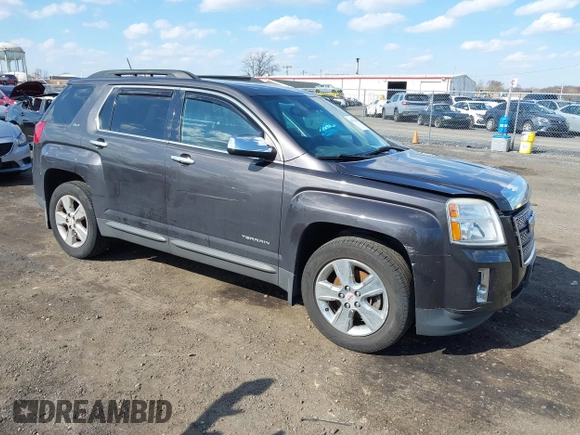2015 GMC Terrain SLT with VIN 2GKALSEK1F6229115, listed as a IAAI auction lot 41874642 with 174,949 mi miles. Bid and sale history available at carsss.com. Image 1.
