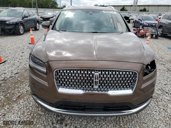 2022 Lincoln Nautilus Standard with VIN 2LMPJ8J97NBL01216, listed as a Copart auction lot 66840114 with 25,304 mi miles and Salvage Title. Bid and sale history available at carsss.com. Image 5.
