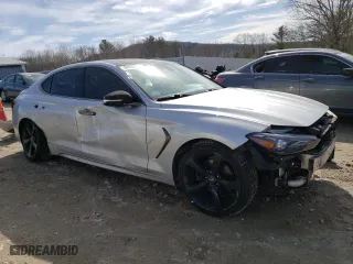 2019 Genesis G70 2.0T Advanced with VIN KMTG44LA6KU033354, listed as a Copart auction lot 44104183 with 78,723 mi miles. Bid and sale history available at carsss.com. Image 4.