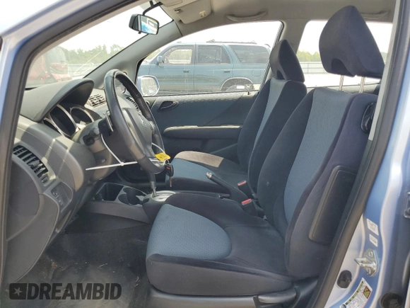 2008 Honda Fit Sport with VIN JHMGD38618S037263, listed as a Copart auction lot 66802634 with 42,487 mi miles and Salvage Title. Bid and sale history available at carsss.com. Image 7.