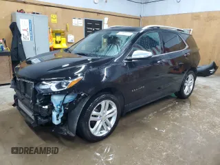 2018 Chevrolet Equinox Premier with VIN 2GNAXWEX9J6260485, listed as a Copart auction lot 47393315 with 83,928 mi miles and Clean Title. Bid and sale history available at carsss.com. Image 1.