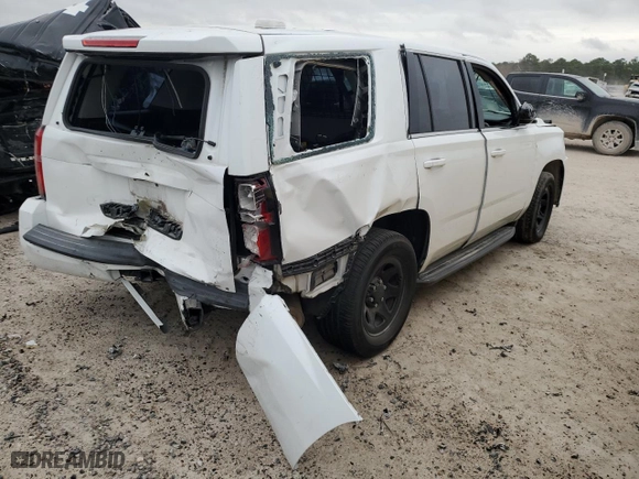 2020 Chevrolet Tahoe Commercial with VIN 1GNLCDEC6LR164083, listed as a Copart auction lot 76721974 with 76,005 mi miles and Salvage Title. Bid and sale history available at carsss.com. Image 3.