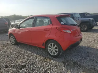 2012 Mazda 2 Touring with VIN JM1DE1LY7C0131375, listed as a Copart auction lot 53147955 with 216,971 mi miles and Salvage Title. Bid and sale history available at carsss.com. Image 2.