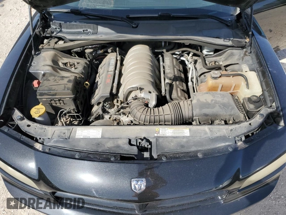 2008 Dodge Charger SRT-8 with VIN 2B3KA73W48H284076, listed as a Copart auction lot 48109825 with 156,174 mi miles and Salvage Title. Bid and sale history available at carsss.com. Image 11.