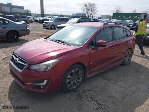 2015 Subaru Impreza Wagon 2.0i Sport Premium with VIN JF1GPAT60FH244697, listed as a IAAI auction lot 41805054 with 101,800 mi miles. Bid and sale history available at carsss.com. Image 17.