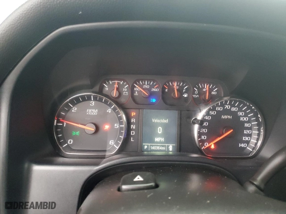 2017 Chevrolet Silverado 1500 Custom with VIN 1GCVKPEH3HZ335154, listed as a Copart auction lot 86254264 with 140,364 mi miles and Salvage Title. Bid and sale history available at carsss.com. Image 9.