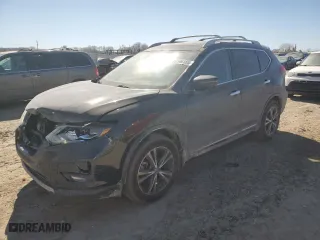 2017 Nissan Rogue SL with VIN 5N1AT2MTXHC827876, listed as a Copart auction lot 46590435 with 149,446 mi miles and Salvage Title. Bid and sale history available at carsss.com. Image 1.