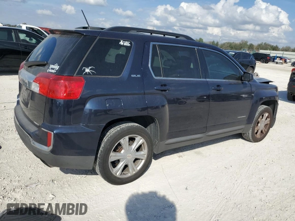 2017 GMC Terrain SLE with VIN 2GKFLTE35H6113553, listed as a Copart auction lot 45458035 with 103,928 mi miles and Salvage Title. Bid and sale history available at carsss.com. Image 3.
