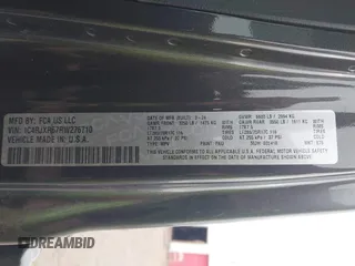 2024 Jeep Wrangler Rubicon z VIN 1C4RJXR67RW276710, wystawiony jako IAAI lot #42047318 z przebiegiem 35 857 mil mil oraz . Historia ofert i sprzedaży dostępna na DreamBid. Obrazek 9.