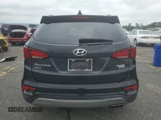 2017 Hyundai Santa Fe 2.4L with VIN 5NMZUDLB1HH028028, listed as a Copart auction lot 64431895 with Not provided miles and Salvage title. Bid and sale history available at DreamBid. Image 6.