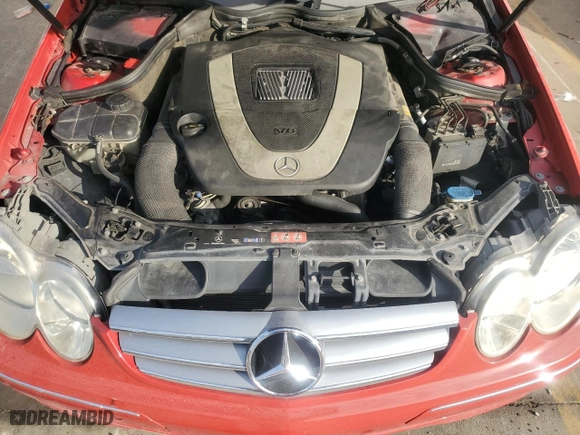 2009 Mercedes-Benz CLK-Class 3.5L with VIN WDBTJ56H69F263333, listed as a Copart auction lot 66395384 with 138,149 mi miles and Salvage Title. Bid and sale history available at carsss.com. Image 12.