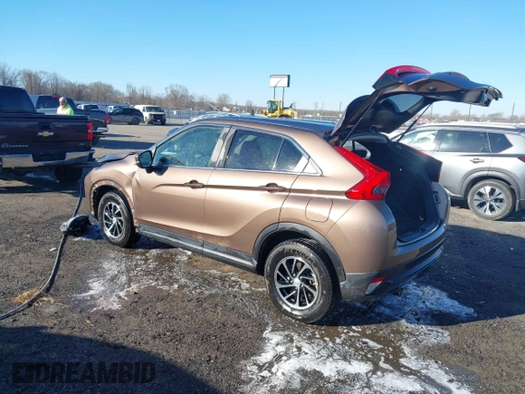 2020 Mitsubishi Eclipse Cross ES with VIN JA4AT3AAXLZ001848, listed as a IAAI auction lot 41804156 with 77,919 mi miles and . Bid and sale history available at DreamBid. Image 3.