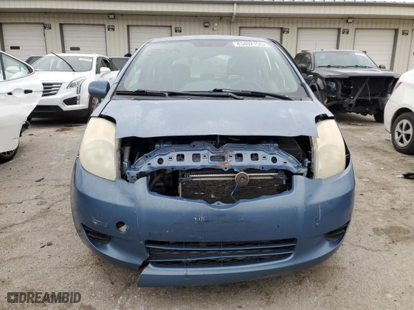 2008 Toyota Yaris with VIN JTDJT923785197139, listed as a Copart auction lot 43402155 with 0 mi miles and Salvage Title. Bid and sale history available at carsss.com. Image 5.