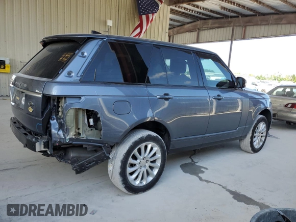2020 Land Rover Range Rover with VIN SALGS4RY6LA404694, listed as a Copart auction lot 59352225 with 47,938 mi miles and Salvage title. Bid and sale history available at DreamBid. Image 3.