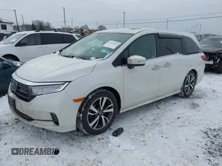 2023 Honda Odyssey Touring with VIN 5FNRL6H84PB048916, listed as a IAAI auction lot 41325052 with 50,290 mi miles and . Bid and sale history available at DreamBid. Image 17.