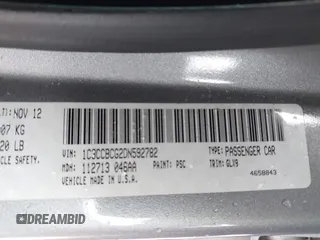 2013 Chrysler 200 Limited with VIN 1C3CCBCG2DN592782, listed as a IAAI auction lot 41471739 with 103,079 mi miles and . Bid and sale history available at DreamBid. Image 9.