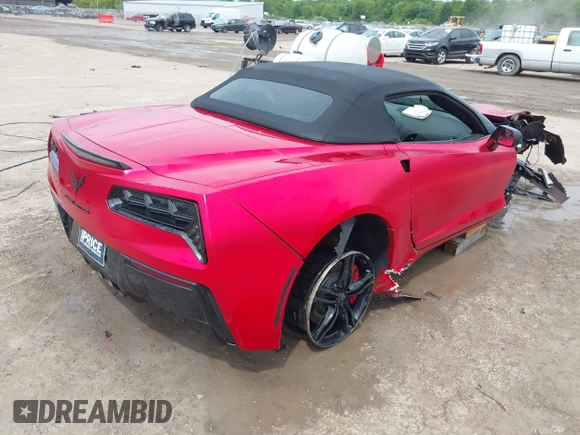 2016 Chevrolet Corvette 2LT with VIN 1G1YD3D76G5107169, listed as a IAAI auction lot 42389960 with 50,413 mi miles and . Bid and sale history available at DreamBid. Image 4.