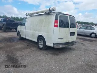 2014 Chevrolet Express Cargo with VIN 1GCSGAFX0E1110921, listed as a IAAI auction lot 42737205 with 177,631 mi miles and . Bid and sale history available at DreamBid. Image 3.